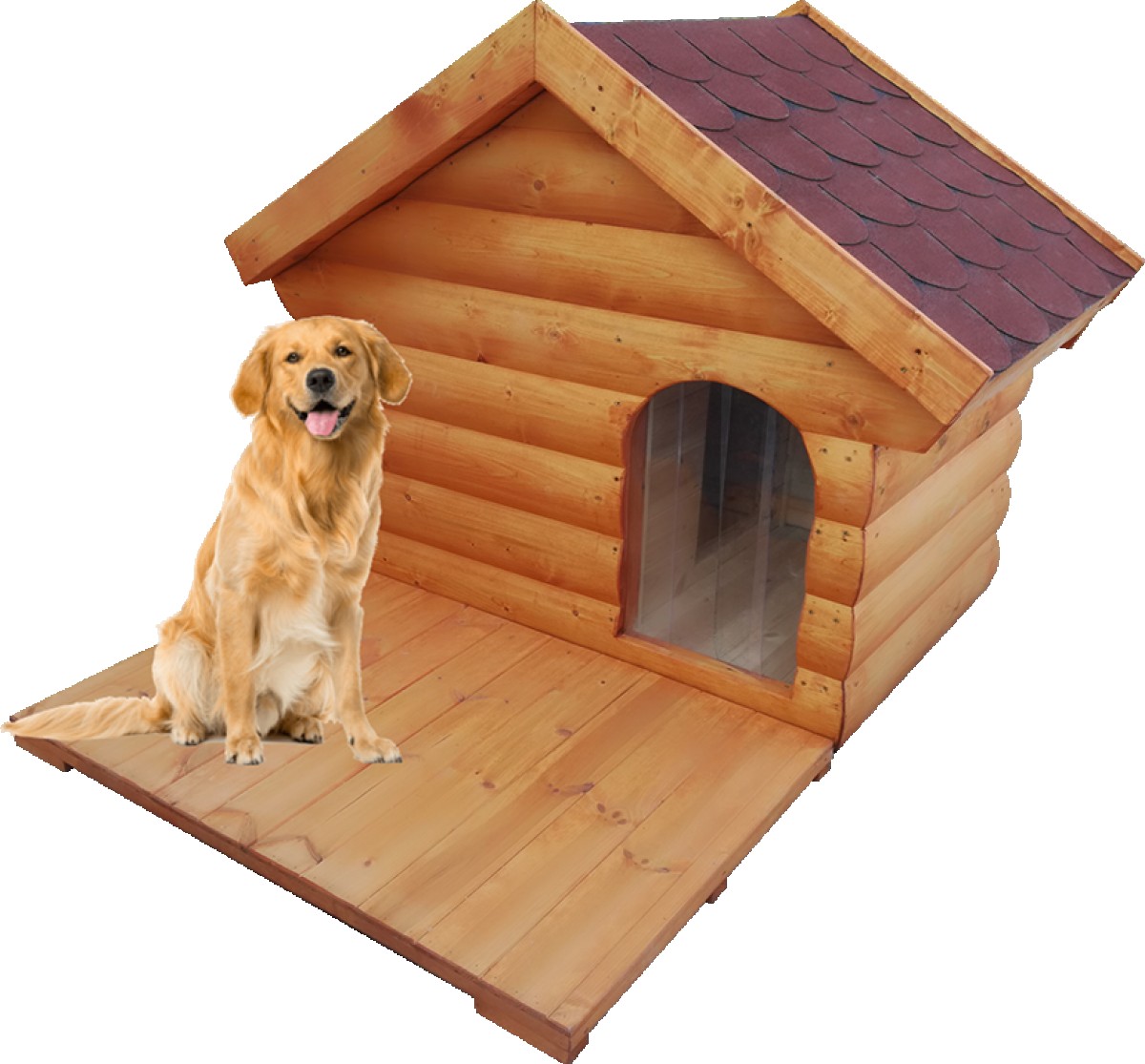 Cezar isolierte Hundehütte