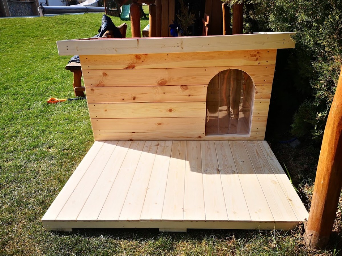 Maximus isolierte Hundehütte