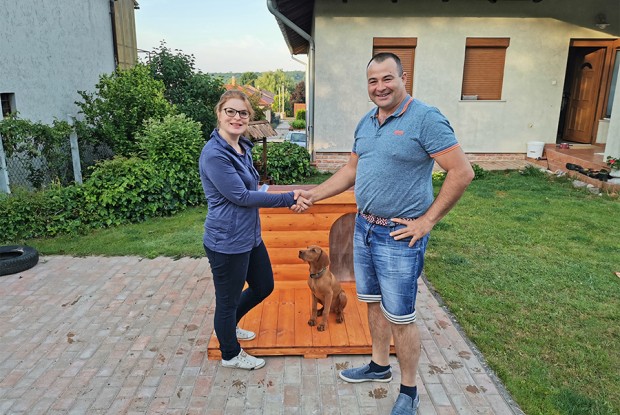 Goofy szigetelt kutyaház