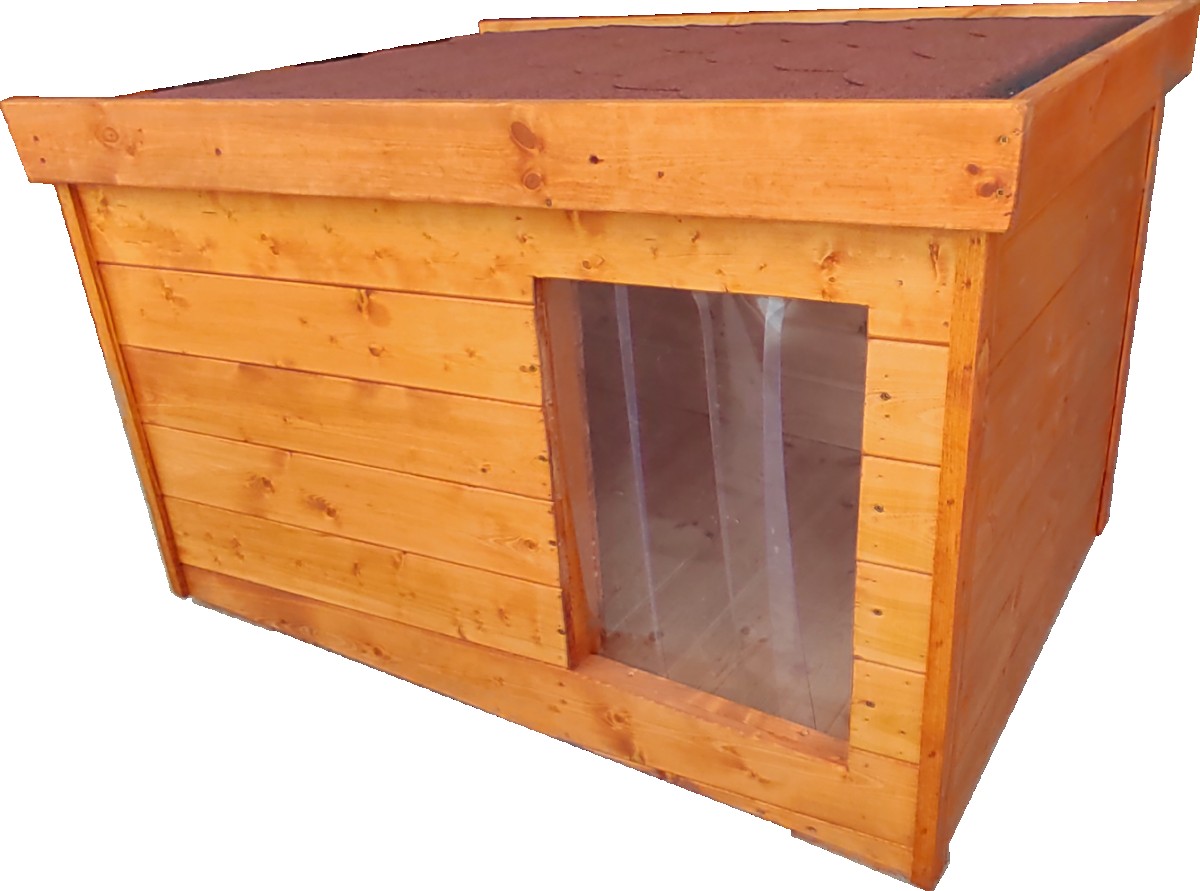 Donn isolierte Hundehütte