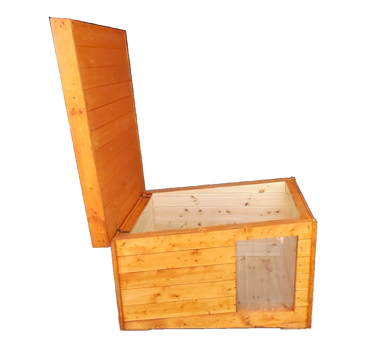 Donn isolierte Hundehütte