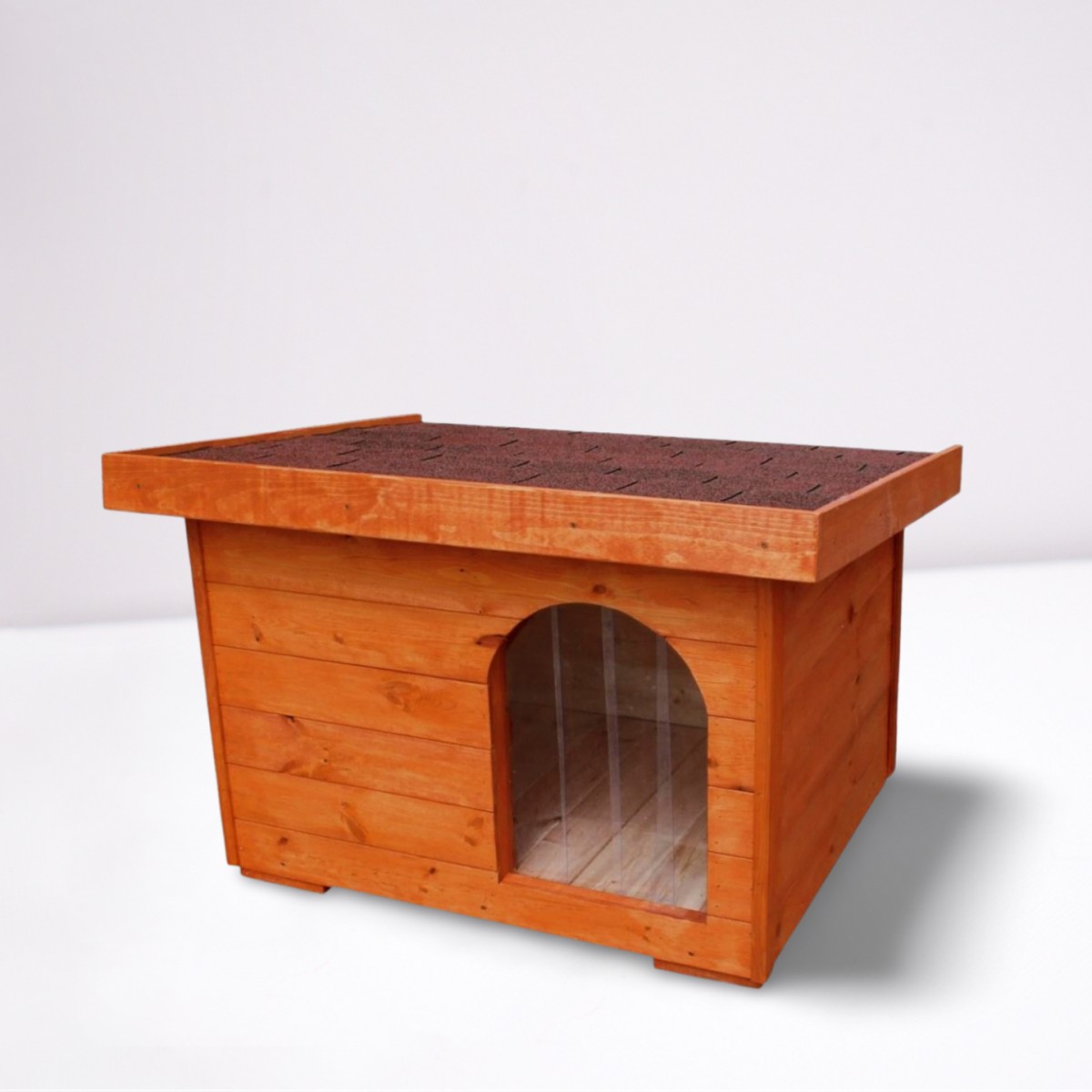 Dexter isolierte Hundehütte