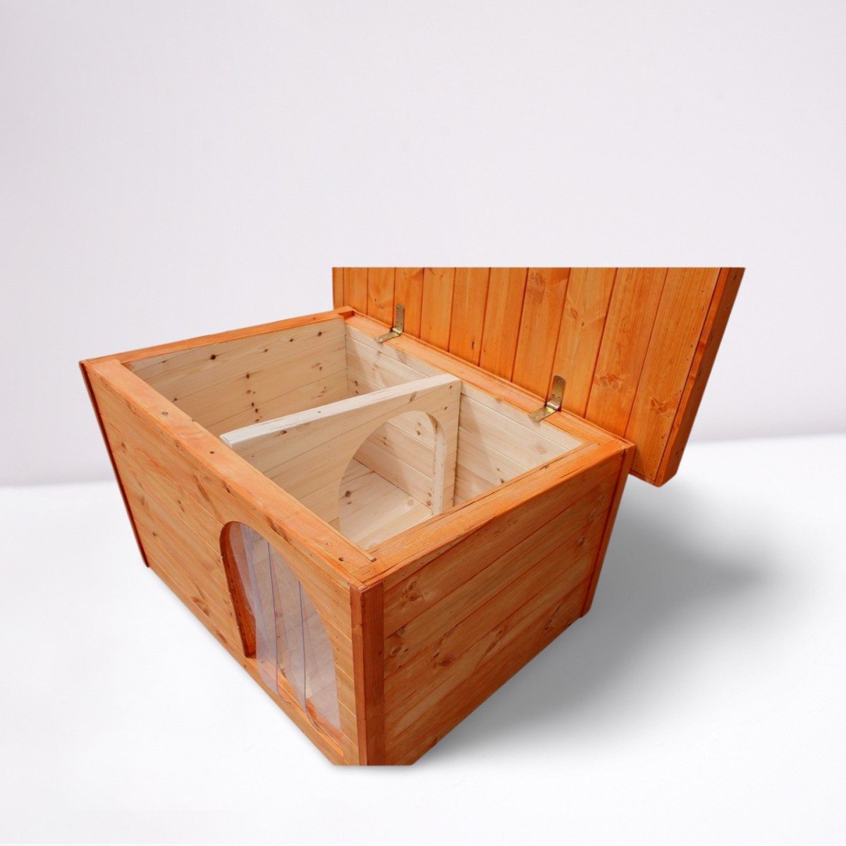 Dexter isolierte Hundehütte